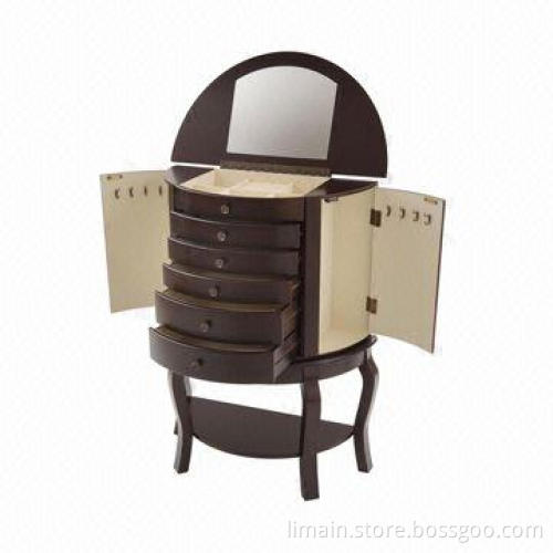 Jewelry Armoires with 5 Spacious Drawers